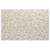 90e Cool Gold Random Number Pattern 90 Stof (Fat Quarter)
