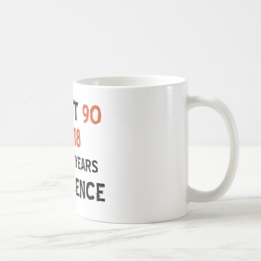 90e coole verjaardagsdesign koffiemok (Rechts)