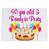 90E FEESTMEISJE LARGE CADEAUTASJE (Voorkant)