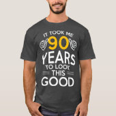 90e geboorte-cadeau heeft me 90 jaar oud gemaakt t-shirt (Voorkant)