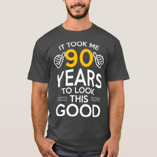 90e geboorte-cadeau heeft me 90 jaar oud gemaakt t-shirt