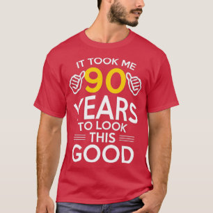 90e geboorte Gift, nam me 90 jaar in beslag - 90 j T-shirt