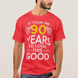 90e geboorte Gift, nam me 90 jaar in beslag - 90 j T-shirt