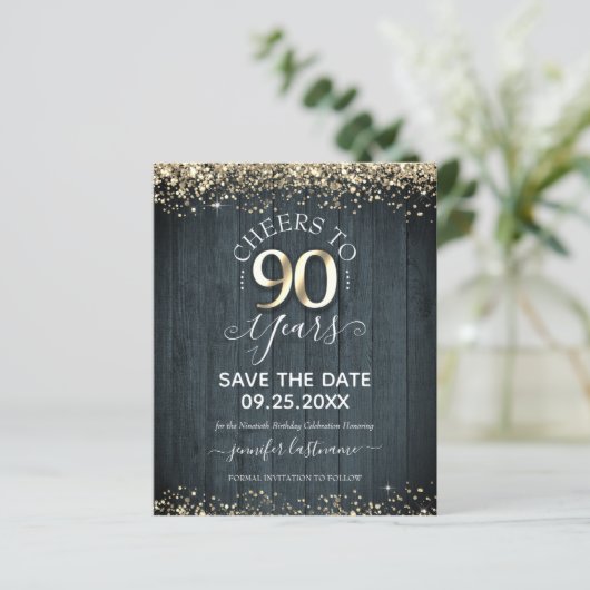 90e gouddag Opslaan van datum uitnodiging tot begr (Staand voorkant)