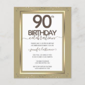 90e jaardag Gold Paper-blad (Voorkant)