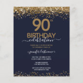 90e jaarlijkse uitnodiging tot inschrijving op de (Voorkant)