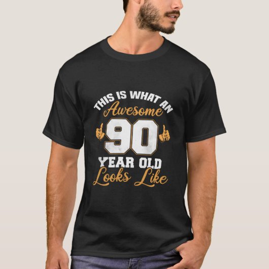 90e Nieuwigheid Geweldige 90 T-shirt (Voorkant)