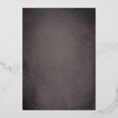 90e  Retro Foto negentig Verrassingsdag Folie Uitnodiging (Achterkant)