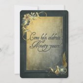 90e uitnodiging van de Birthday Party (Voorkant)