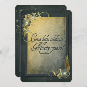 90e uitnodiging van de Birthday Party