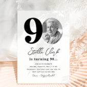 90e uitnodiging van de Birthday Party | 90e verjaa