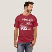 90e verjaardag 1925 of een jaar  Brew B90Z T-shirt (Voorkant volledig)