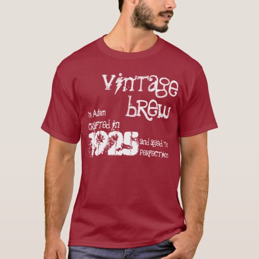 90e verjaardag 1925 of een jaar  Brew B90Z T-shirt (Voorkant)