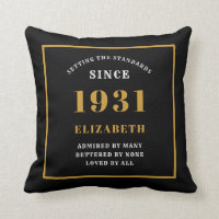 90e verjaardag 1931 Elegant Chic Black Persoonlijk