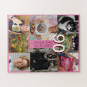 90e verjaardag 90 jaar oud negentigste cadeau legpuzzel (Horizontaal)