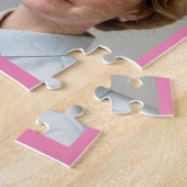 90e verjaardag 90 jaar oud negentigste cadeau legpuzzel (Zijkant)