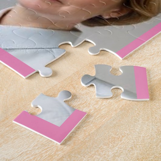 90e verjaardag 90 jaar oud negentigste cadeau legpuzzel (Zijkant)