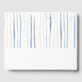 90e verjaardag Bloemennummer Kustblauw Gastenboek (Achterkant)