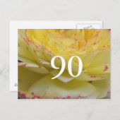 90e verjaardag briefkaart (Voorkant / Achterkant)