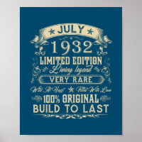90e verjaardag cadeaus 90 jaar oude Retro