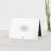 90e verjaardag cadeautje met poot kaart (Achterkant)