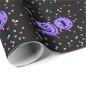 90e verjaardag cadeauverpakking papier (Rol Hoek)