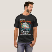 90e verjaardag Cruise Crew Vrienden Familie Vakant T-shirt (Voorkant volledig)