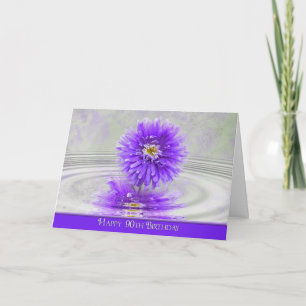 90e verjaardag dahlia kaart