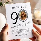 90e verjaardag foto dank je wel kaart