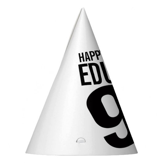 90e verjaardag foto gepersonaliseerd wit zwart mon feesthoedjes (Links)