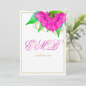 90e verjaardag Foto roze Gold Modern Elegant Kaart (Staand voorkant)