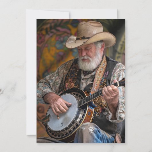 90e verjaardag foto rustieke cowboy Pet laarzen Kaart (Achterkant)