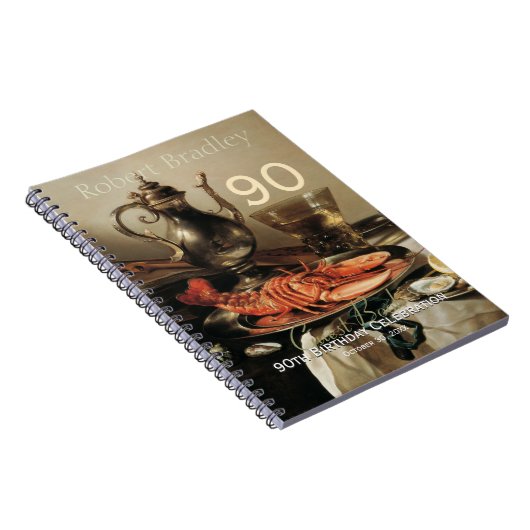 90e verjaardag  gastboek notitieboek (Rechterzijde)