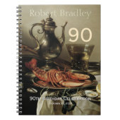 90e verjaardag  gastboek notitieboek (Voorkant)