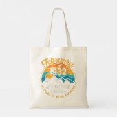 90e verjaardag Gift 90 jaar oud Geweldige sinds fe Tote Bag (Achterkant)