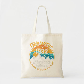 90e verjaardag Gift 90 jaar oud Geweldige sinds fe Tote Bag