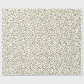 90e verjaardag Gold & White Random Number Pattern Cadeaupapier (Vlak)