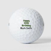 90e verjaardag golfballen (Voorkant)