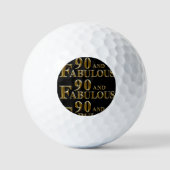 90e verjaardag golfballen (Voorkant)
