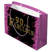 90e verjaardag groot cadeauzakje (Achterkant Gekanteld)