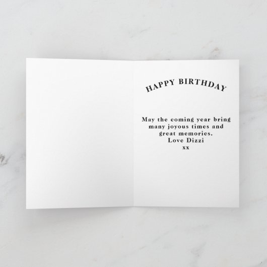 90e verjaardag Grootste 90 jaar oud Jouw naam toev Kaart (Binnen)