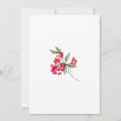 90e verjaardag Holly Berry Winter Kaart (Achterkant)