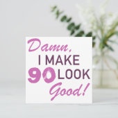 90e verjaardag Humor Kaart (Staand voorkant)