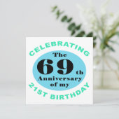 90e verjaardag Humor Kaart (Staand voorkant)