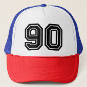 90e verjaardag Klassiek Trucker Pet (Voorkant)