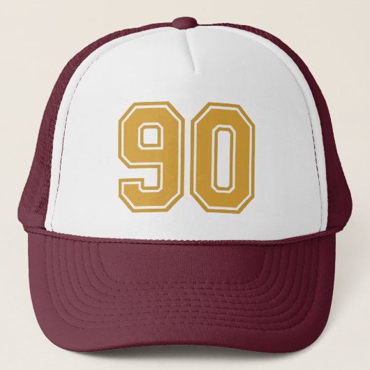 90e verjaardag Klassieke trucker Hat Pet (Voorkant)