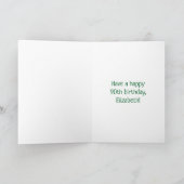 90e verjaardag: kleurrijke muzieksymbolen + Rainbo Kaart (Binnen)