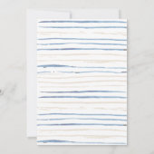 90e verjaardag Kustblauw Floral nummer 90 Kaart (Achterkant)