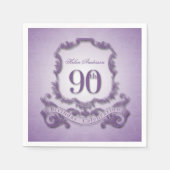 90e verjaardag  Lijst Servetten (Voorkant)