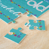 90e verjaardag meest verbluffend kleurrijk geem Tu Legpuzzel (Zijkant)